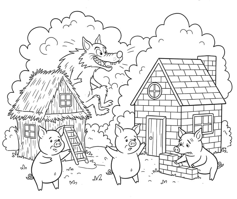 A három boldog kismalac