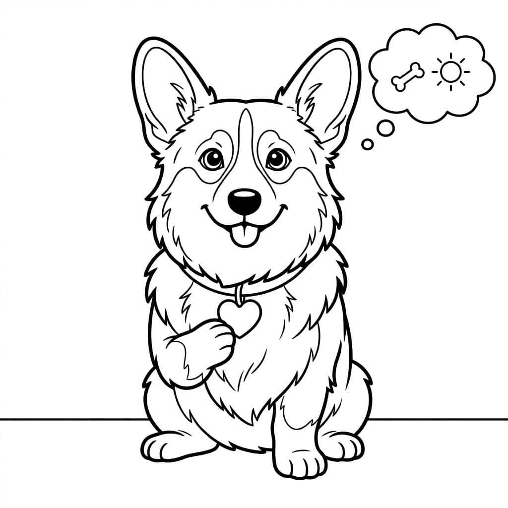 Aranyos corgi