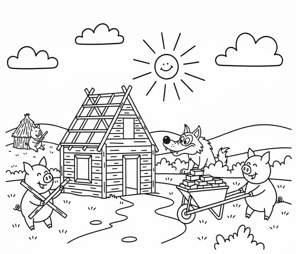 Barátság kismalacok között