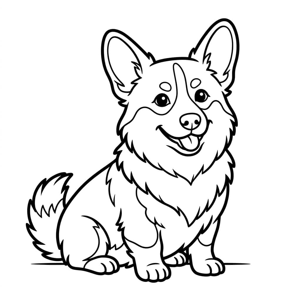 Barátságos Corgi