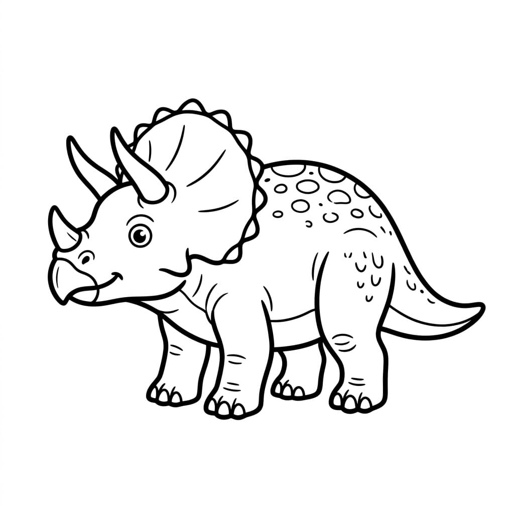 Barátságos Triceratops