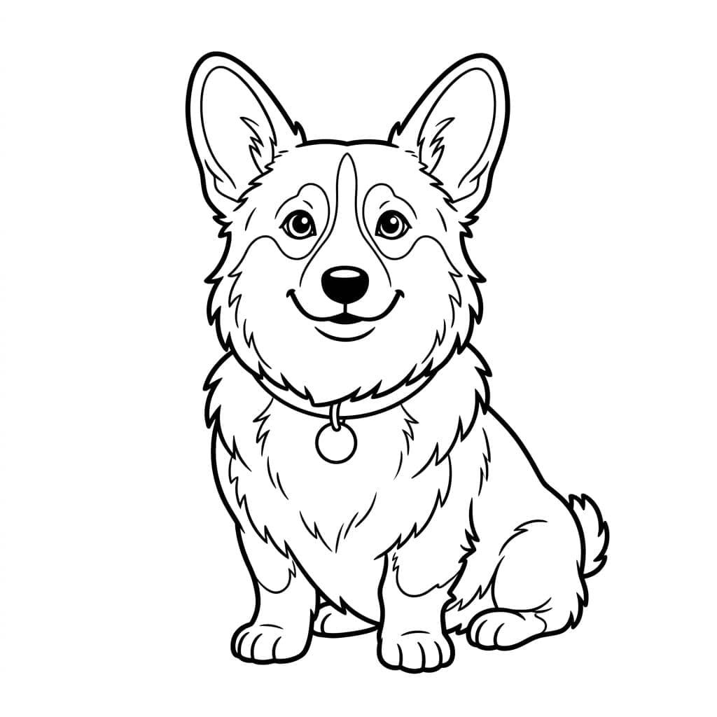 Büszke Corgi