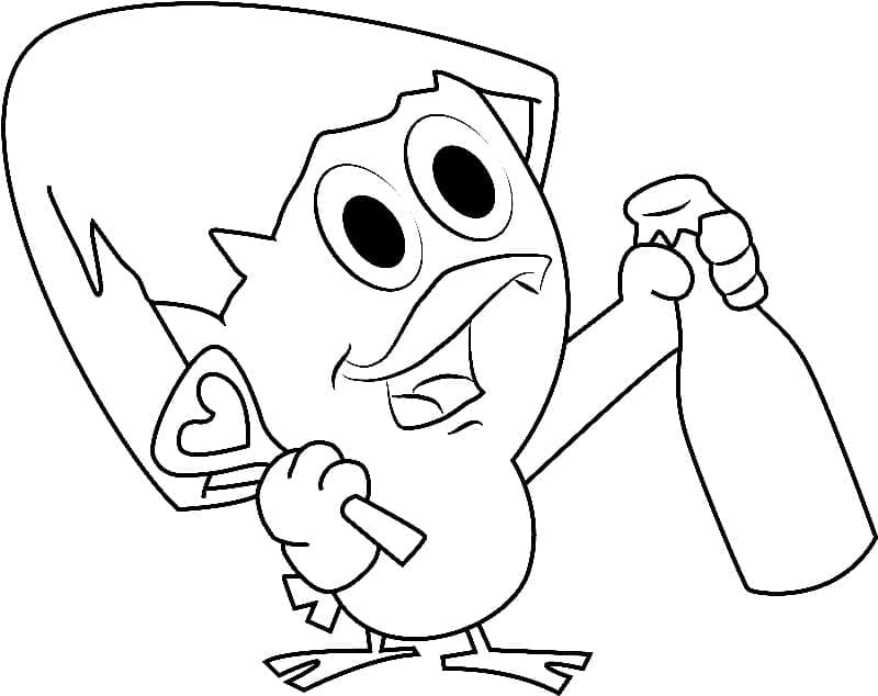 Calimero tejesüveggel