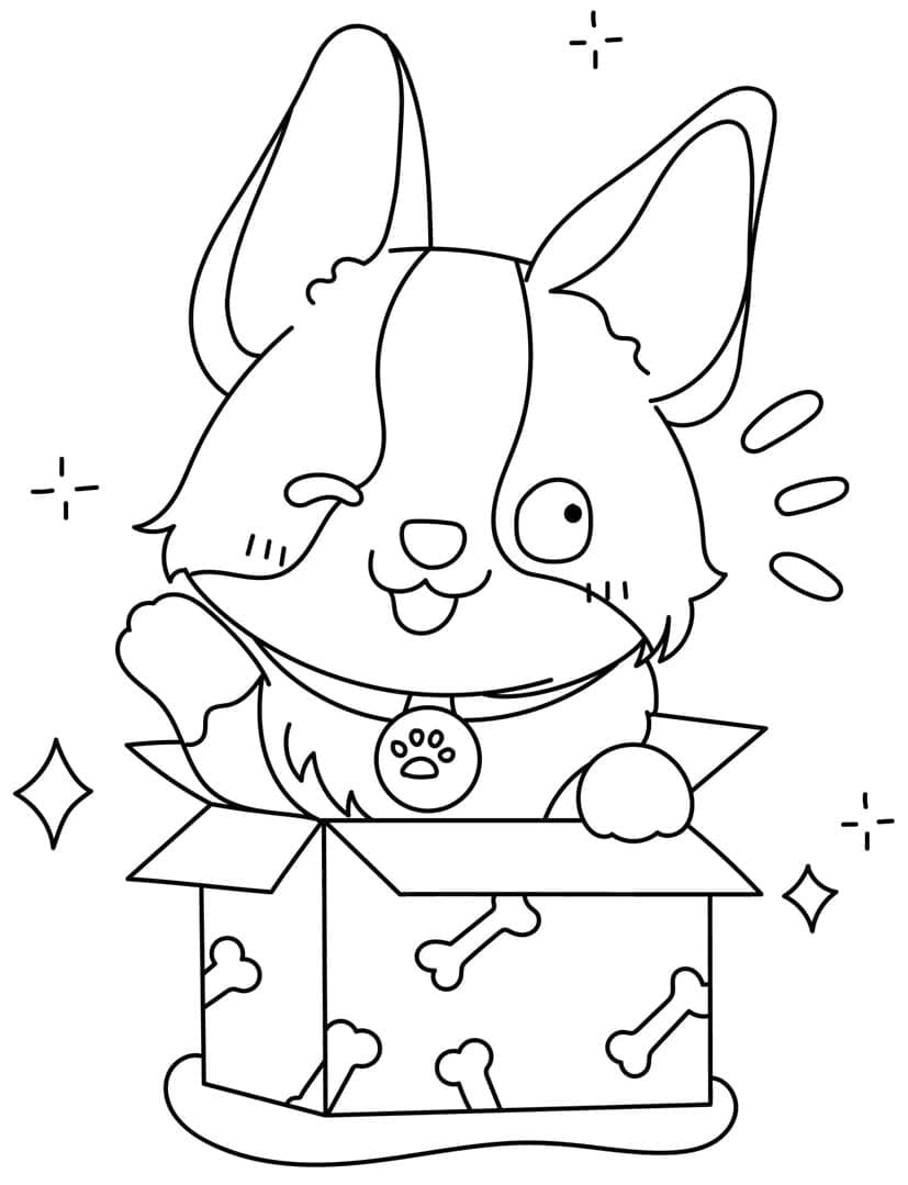 Corgi ajándékdobozban