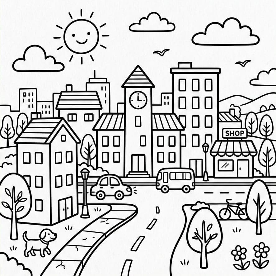 Csendes Városi Utca