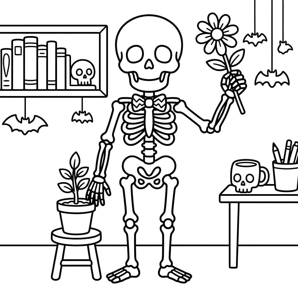 Csontváz Szobában