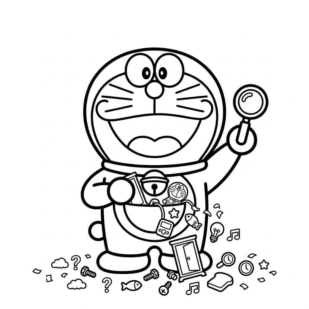 Doraemon Nagyítóval