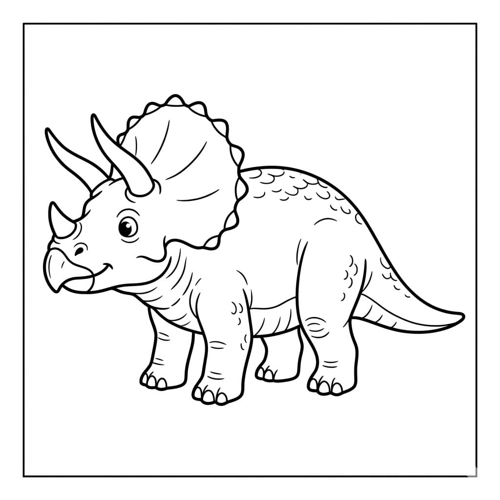 Egyszerű Triceratops