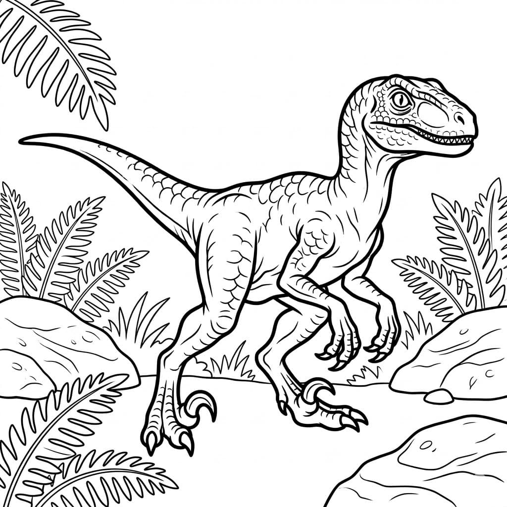 Erdei Velociraptor