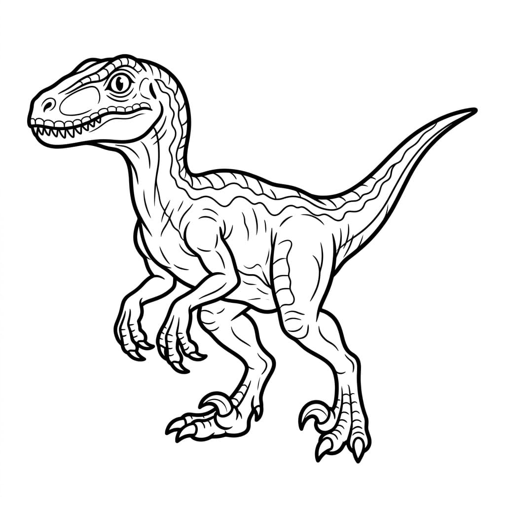 Erős Velociraptor