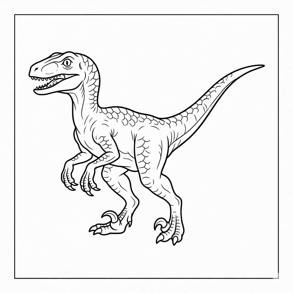 Fiatal Velociraptor