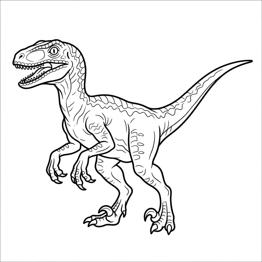 Futó Velociraptor