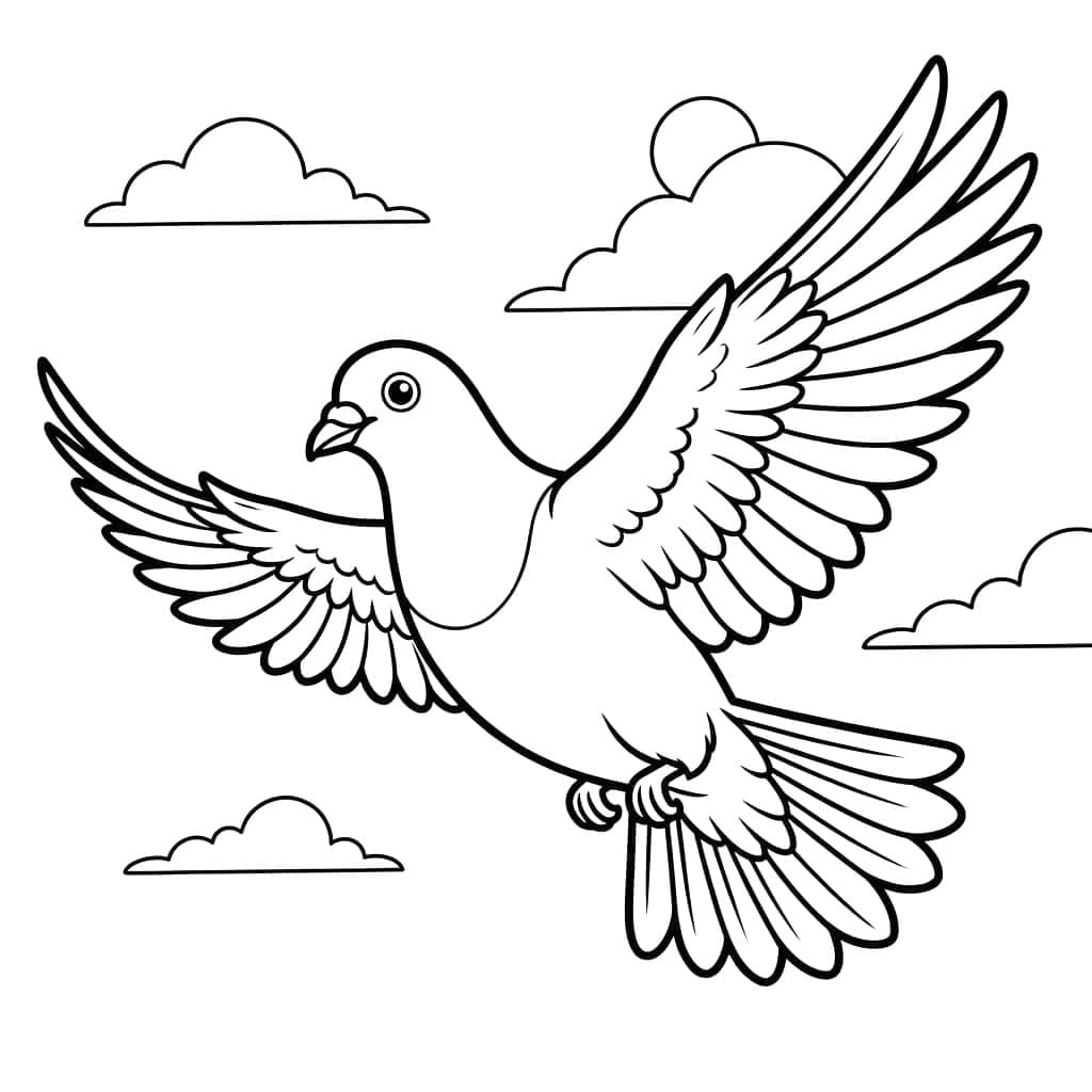 Galambok repülnek az égen