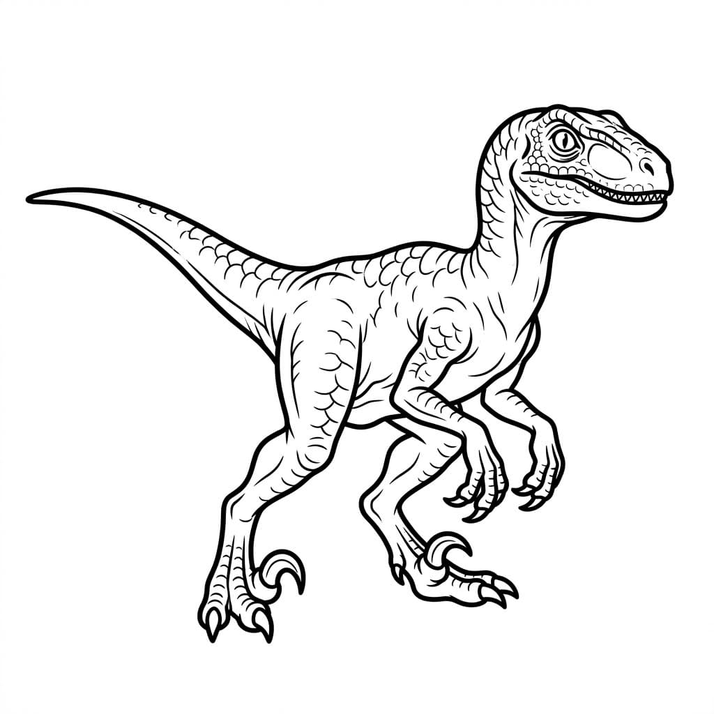 Gyorsléptű Velociraptor