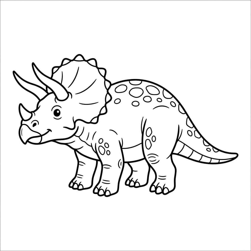 Játékos Triceratops