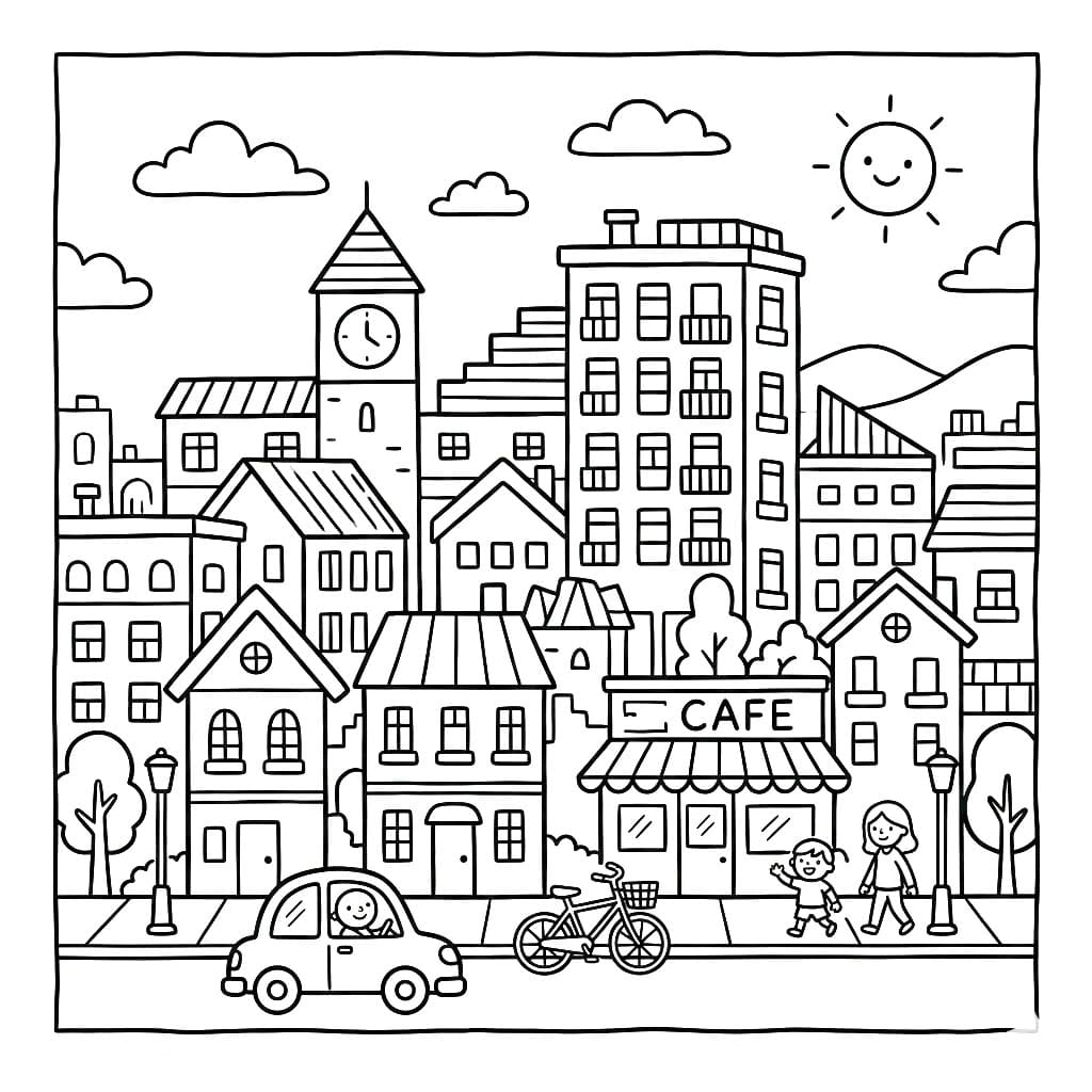 Kávézós Városi Utca