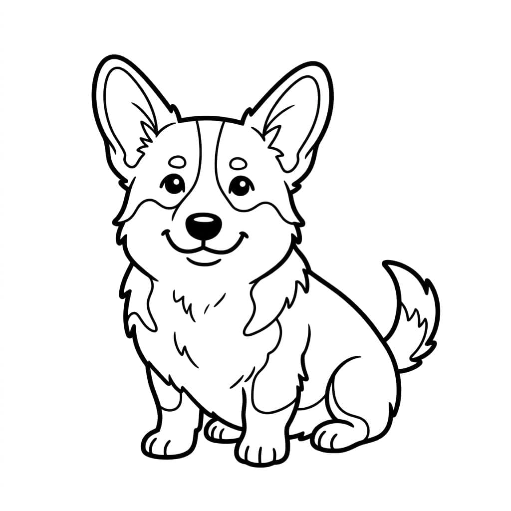 Corgi színezők