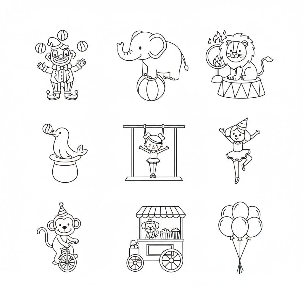 Látványos cirkuszi előadás