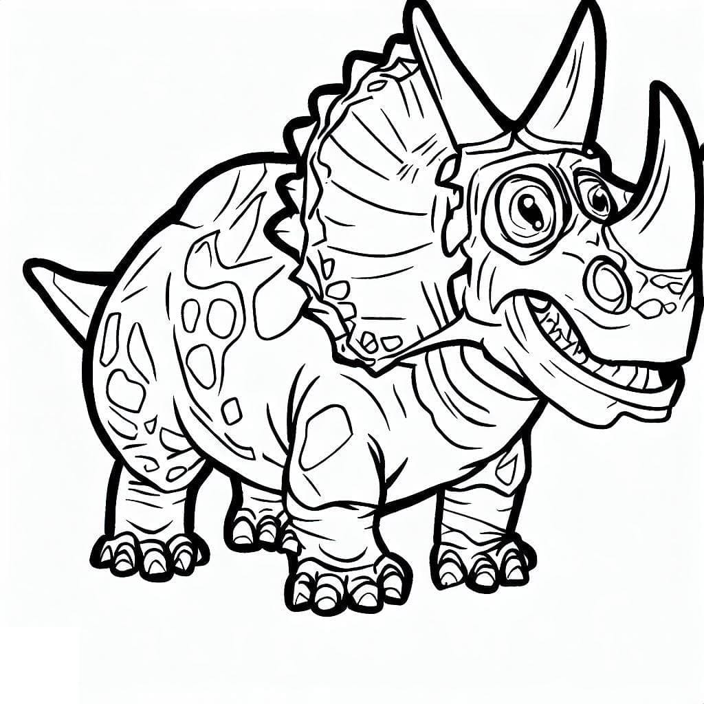 Nyomtatható Triceratops