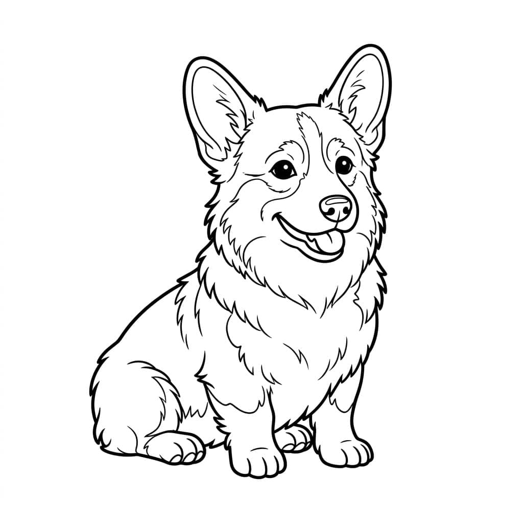 Nyugodt Corgi