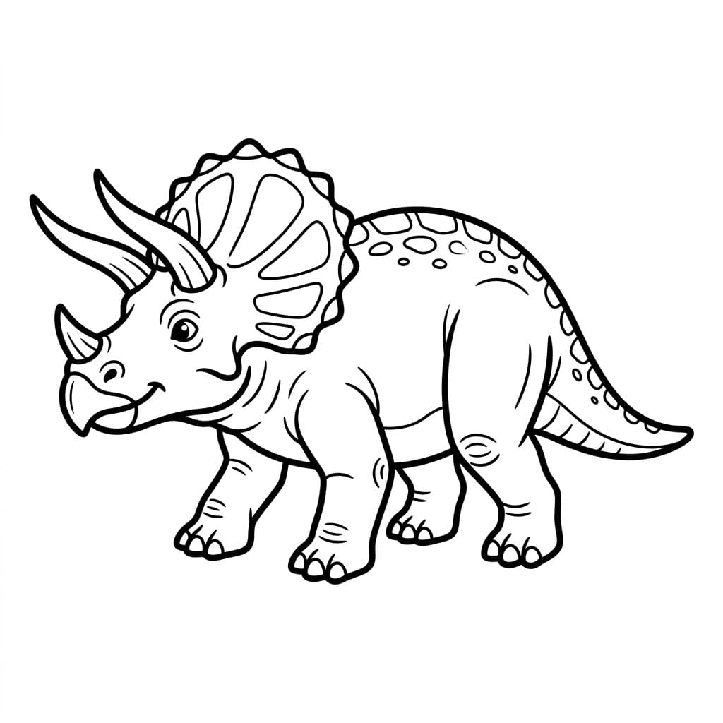 Sétáló Triceratops