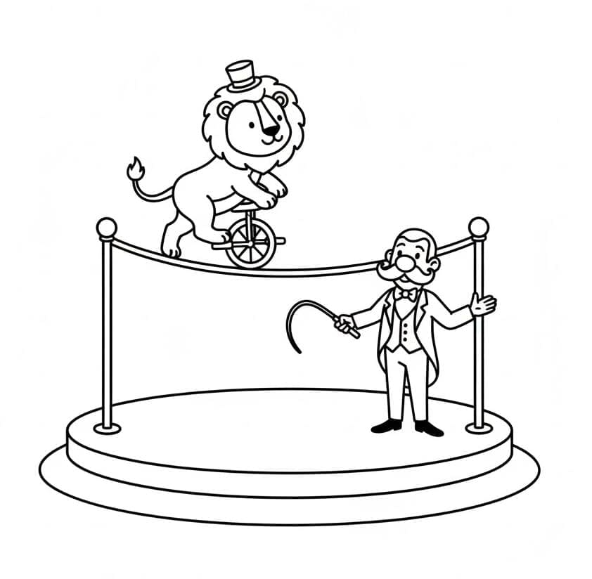 Tigris móka a cirkuszban