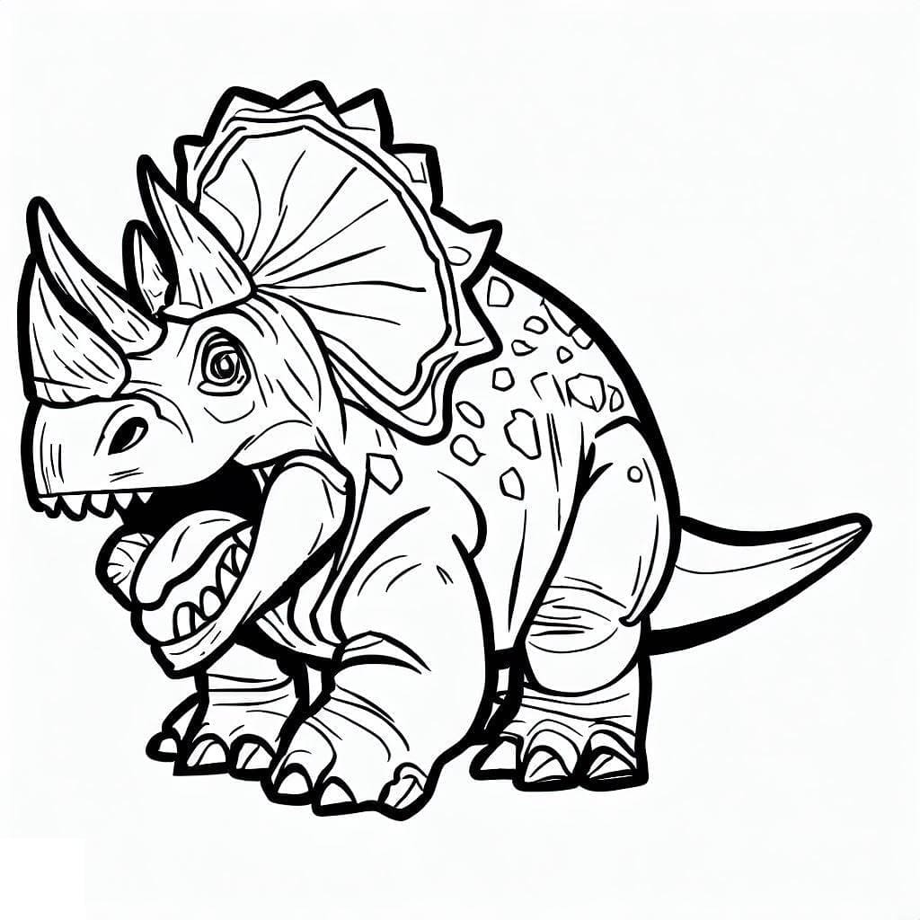 Triceratops nyomtatása