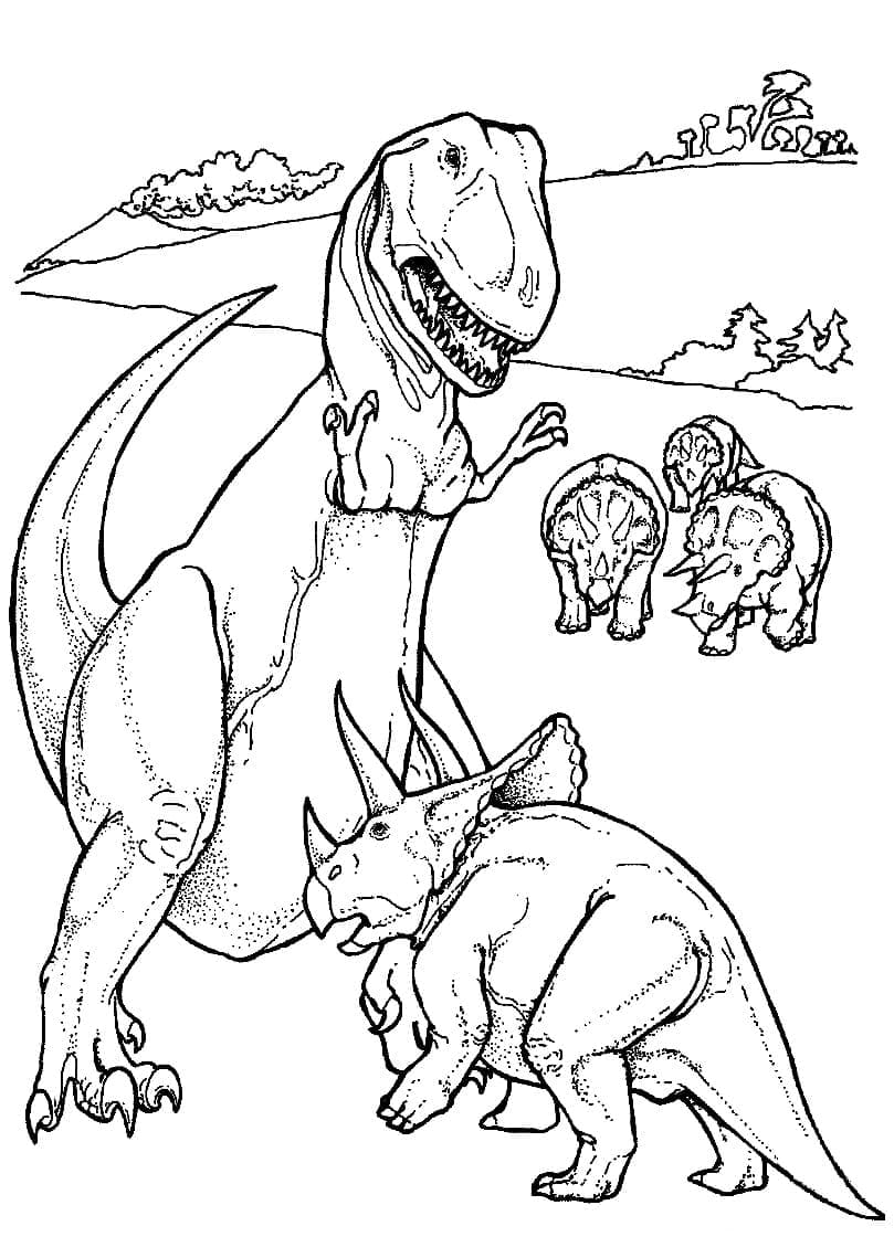 Triceratops vs Tyrannosaurus