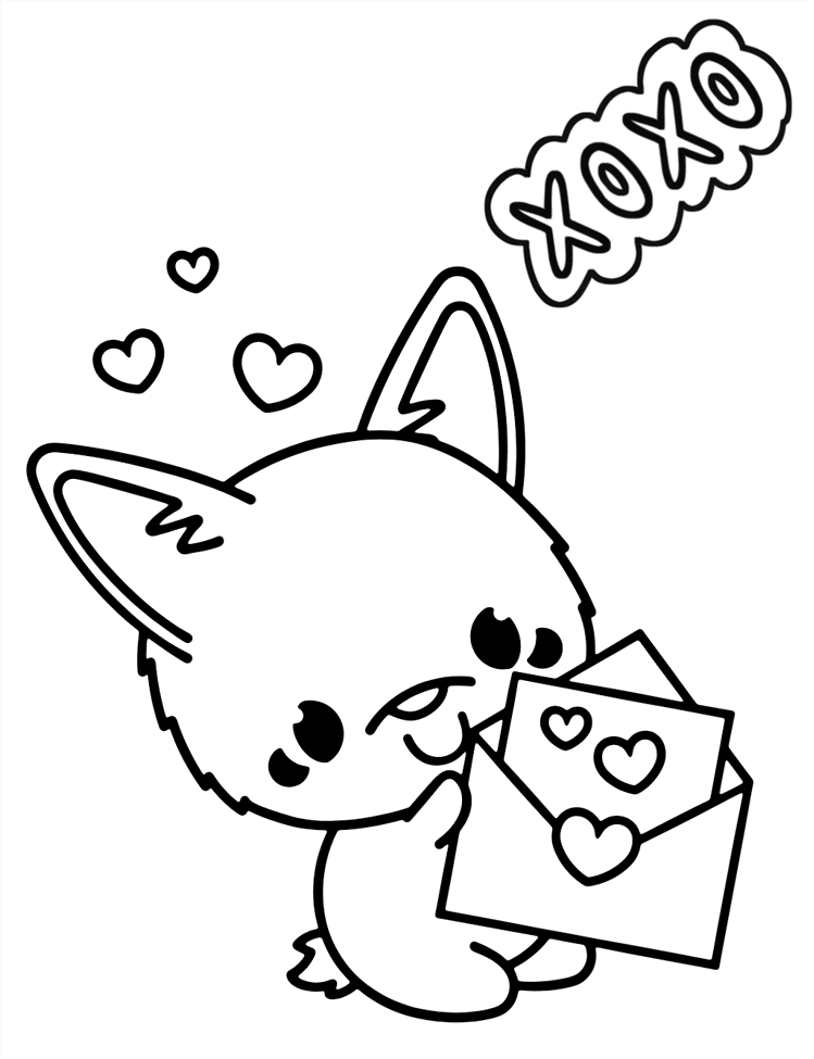 Welsh Corgi Valentin-napon