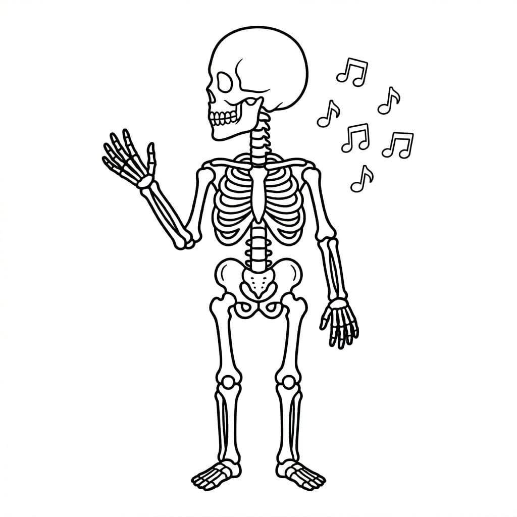 Zenélő Csontváz
