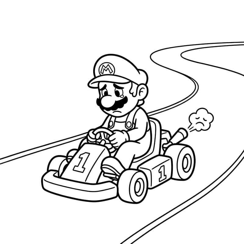 A Mario Kart szomorú