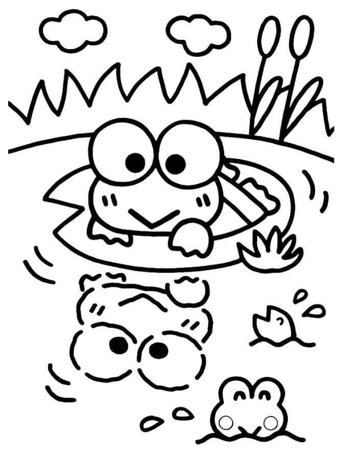 Aranyos békák a mocsárban