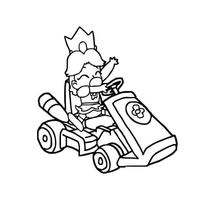 Baba a tengerparton Mario Kart