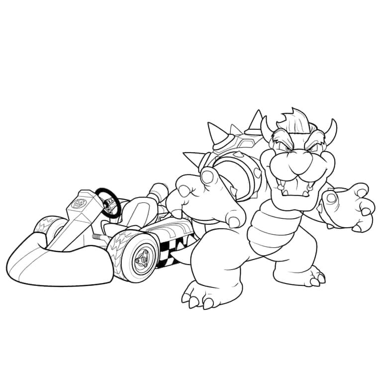 Bowser Mario Kartban