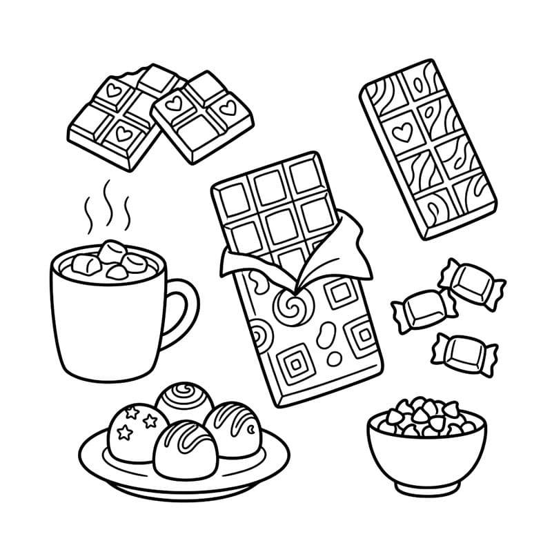 Csokoládé és Desszert Tál