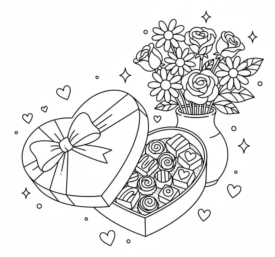 Csokoládé és virágok