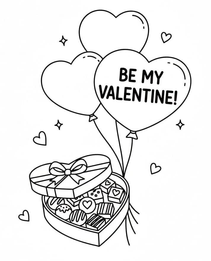 Csokoládé lufikkal