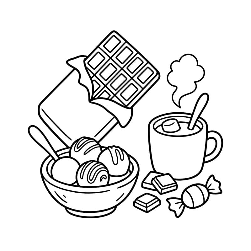 Csokoládé Öntés és Édességek