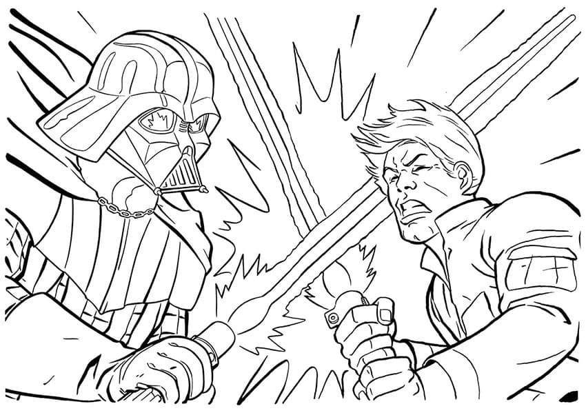 Darth Vader vs. Luke Skywalker