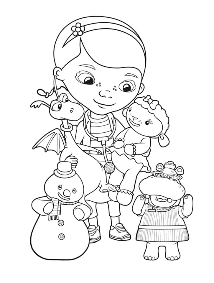 Dr. Plüssi a barátaival