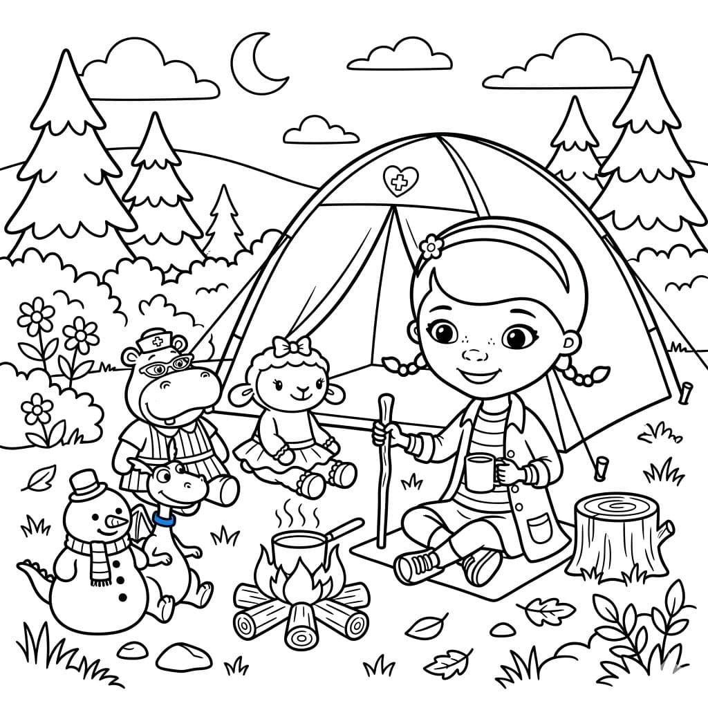 Dr. Plüssi kempingezés