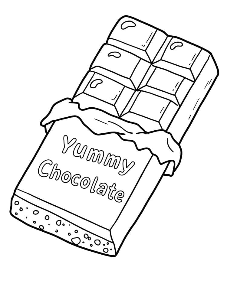 Édes csokoládé szelet