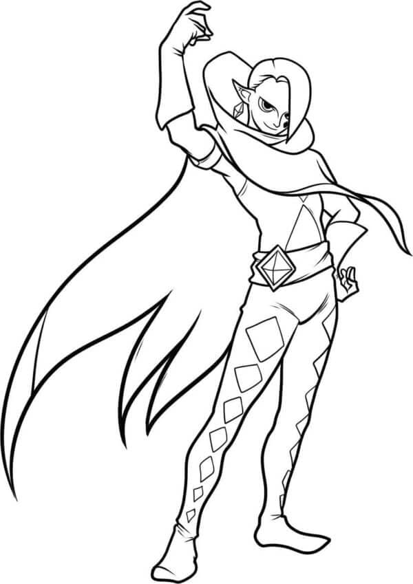 Egy modern manó divatos ruhákban