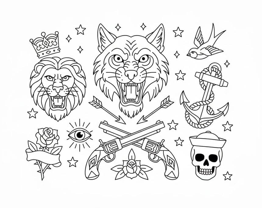 Egyszerű tetoválás