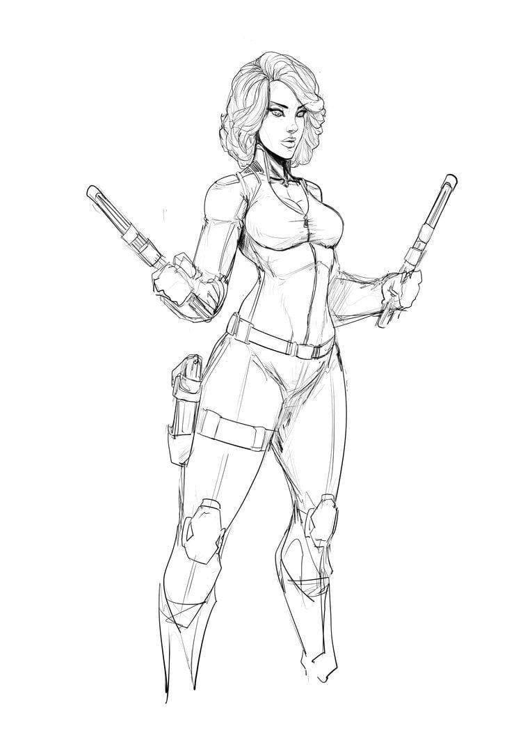 Fekete Özvegy a Marvel képregényekből