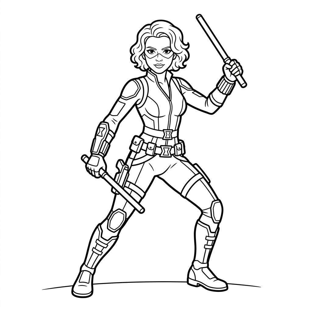 Fekete Özvegy állva