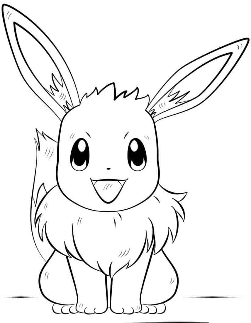 Gyönyörűen mosolygó Eevee