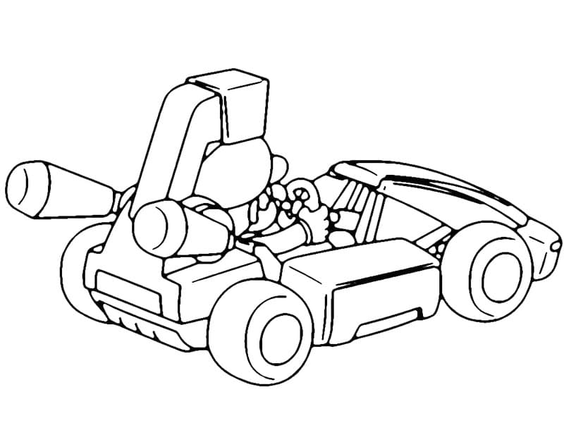 Ingyenes Mario Kart rajz