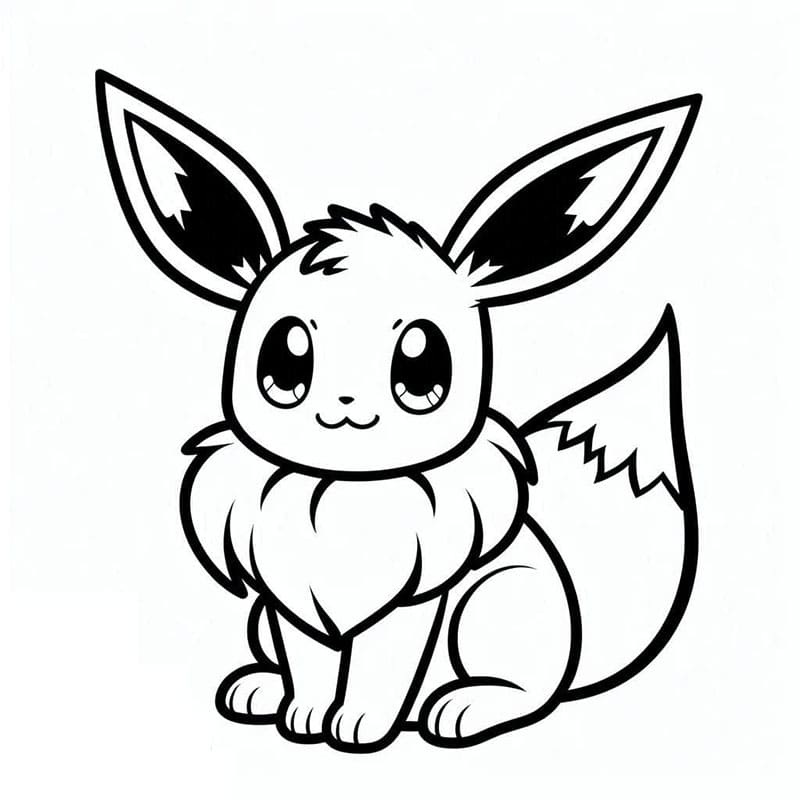 Ingyenesen nyomtatható Eevee