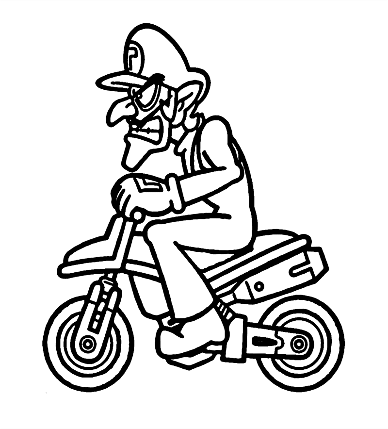 Képek és Luigi a Mario Kartból